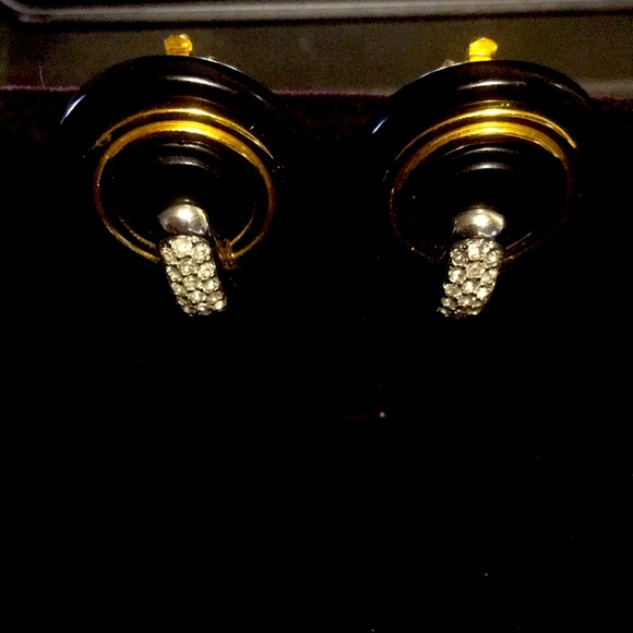 Authentic Vintage Givenchy ClipOn Earrings 1980 - Picture 5 of 12